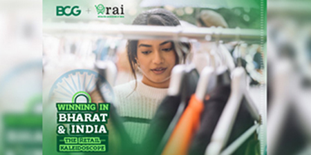 BCG–RAI Winning in Bharat and India report cover, February 2025