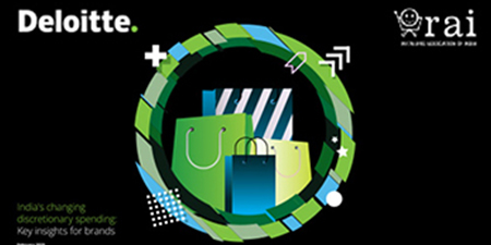 Deloitte–RAI India’s Changing Discretionary Spending report cover, February 2025